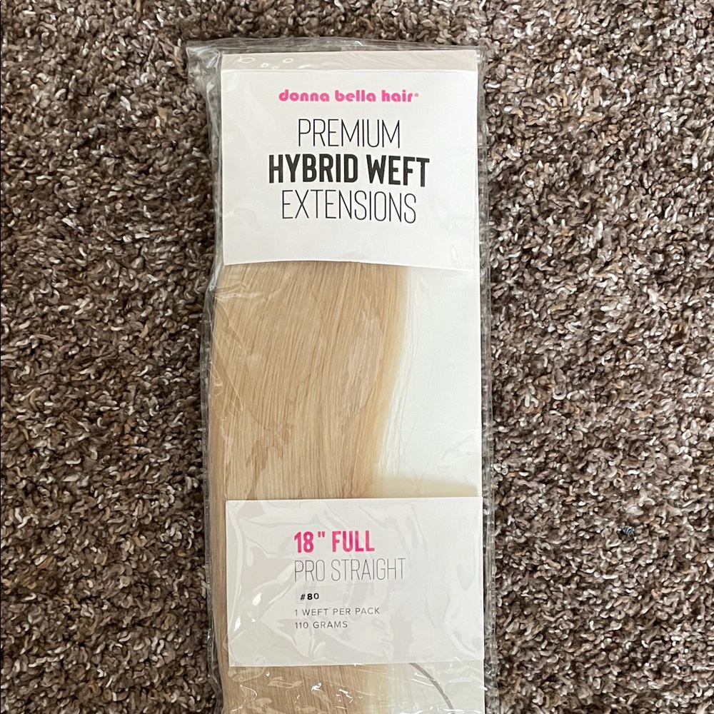 Donna Bella Hybrid Weft Hair Extensions